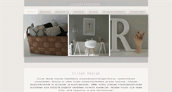 Desktop Screenshot of liliandesign.fi