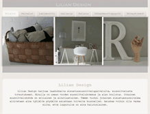 Tablet Screenshot of liliandesign.fi
